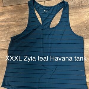 Zyia Teal Havana Tank Top